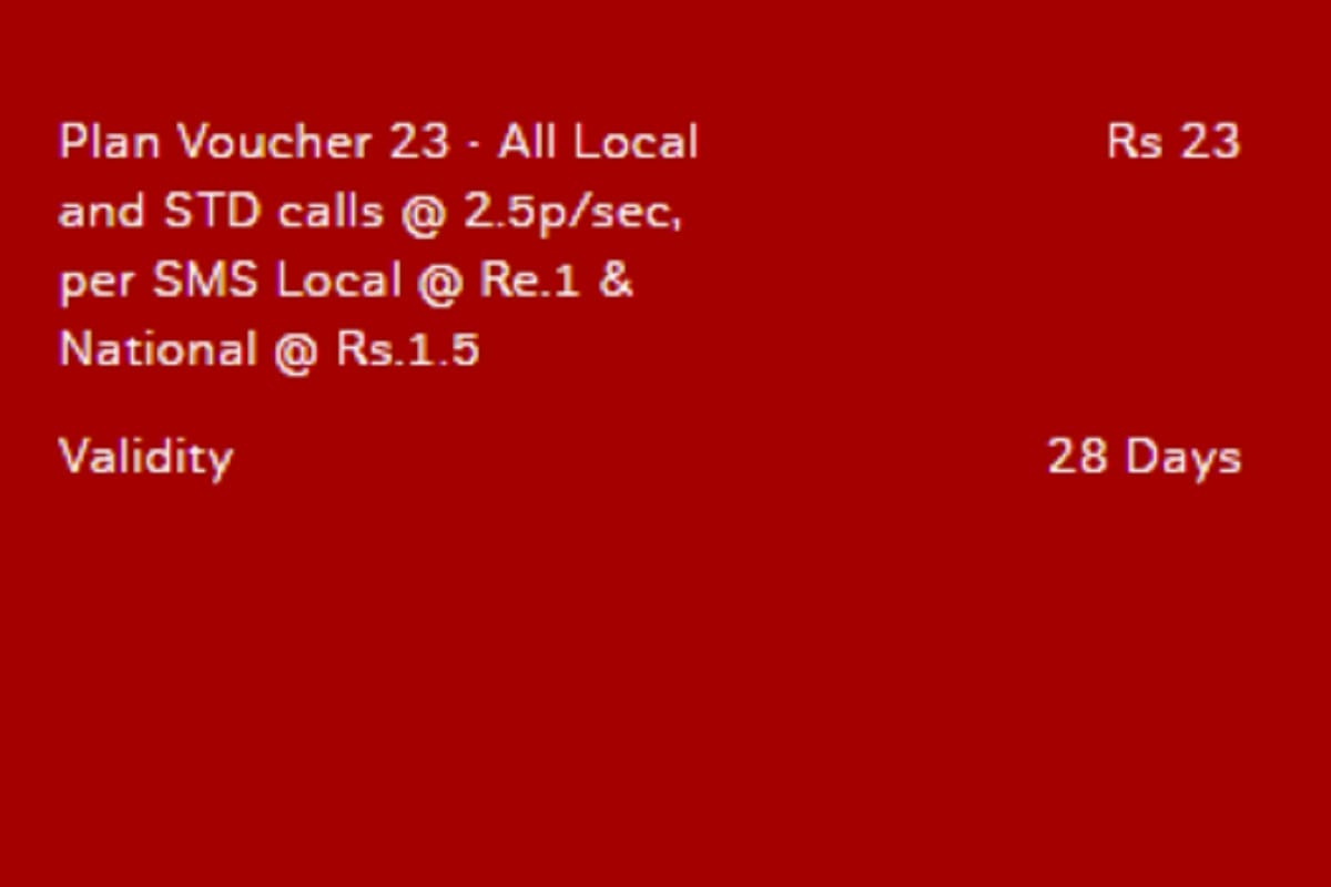 Airtel Smart Recharge Plan 23