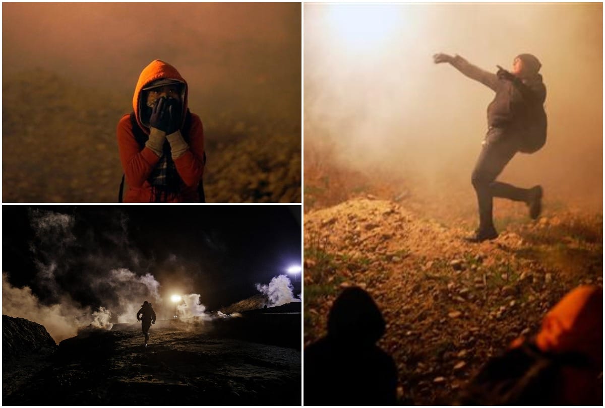 America fired tear gas shells on illegal immigrants