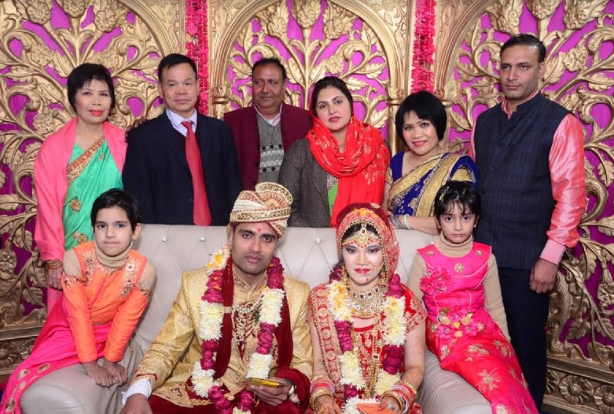Baghpat, Robin Panwar married Hindu customs with China's Minhuva Jong