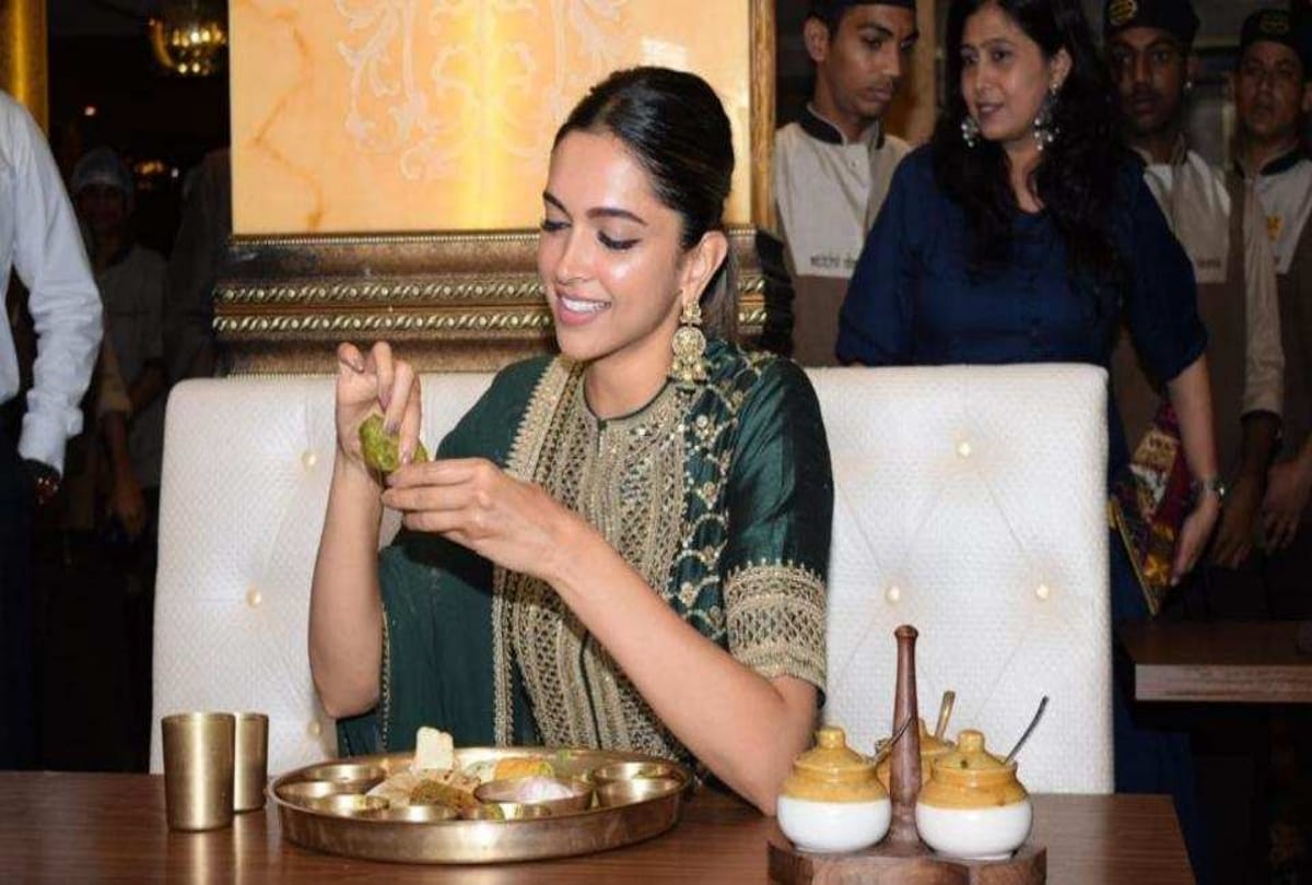 deepika padukone epic reaction on parantha thali on her name