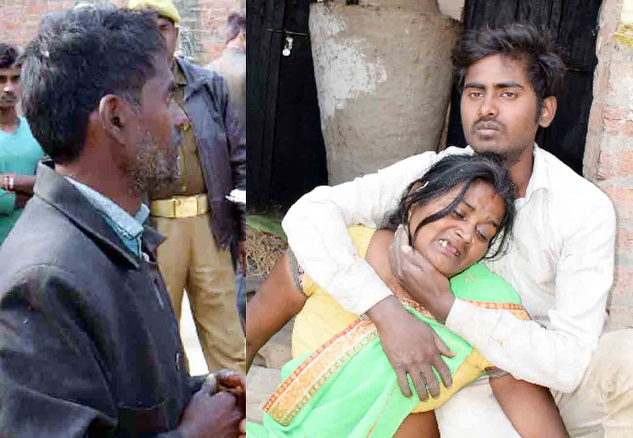 son brutally murdered mother in hardoi