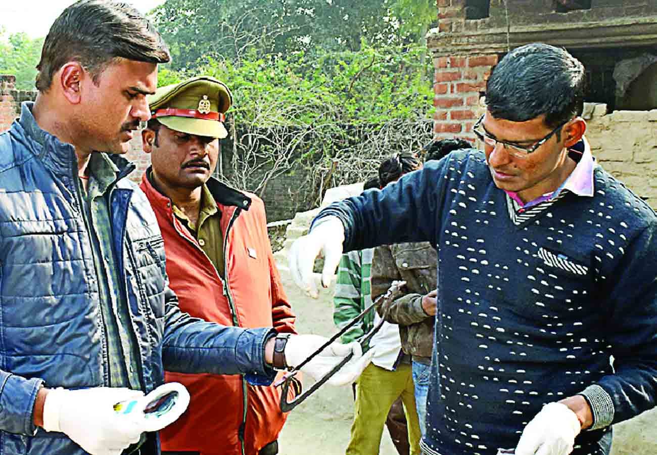 son brutally murdered mother in hardoi