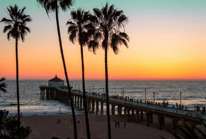 santa monica is the best honeymoon destination