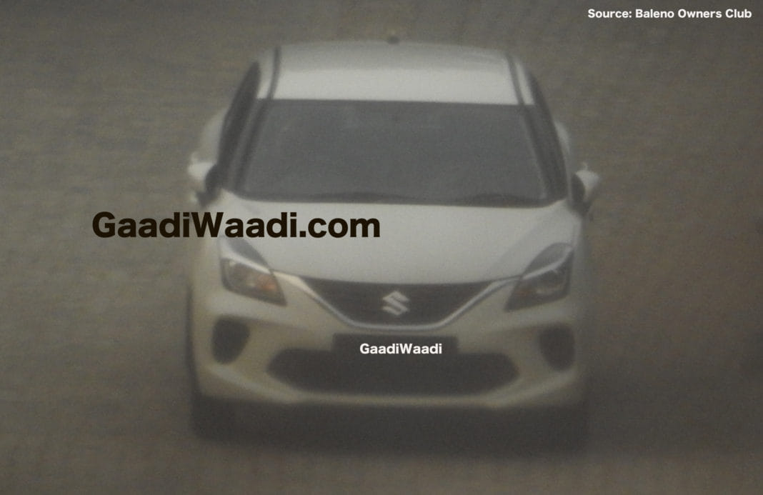 Maruti Baleno Facelift version pictures leaked may be launched before june 2019