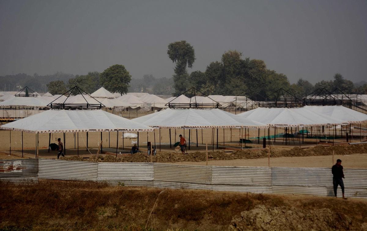 Tent city will make fire proof in NRI summit