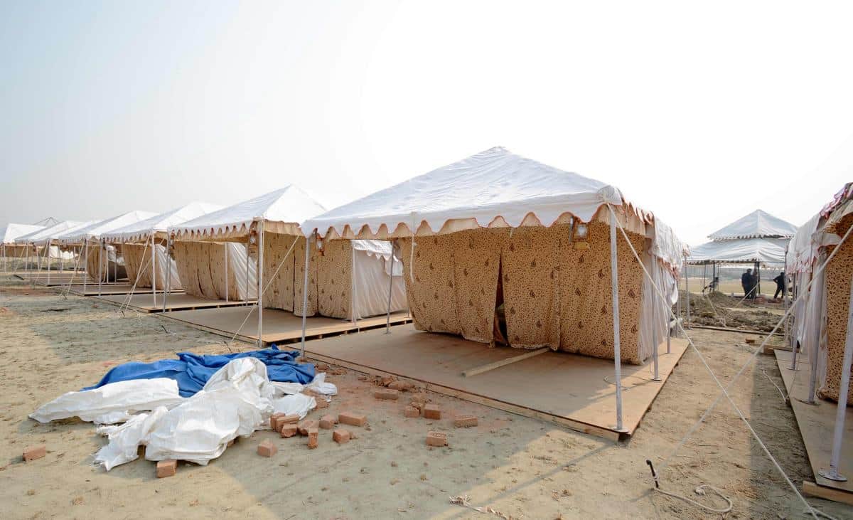 Tent city will make fire proof in NRI summit