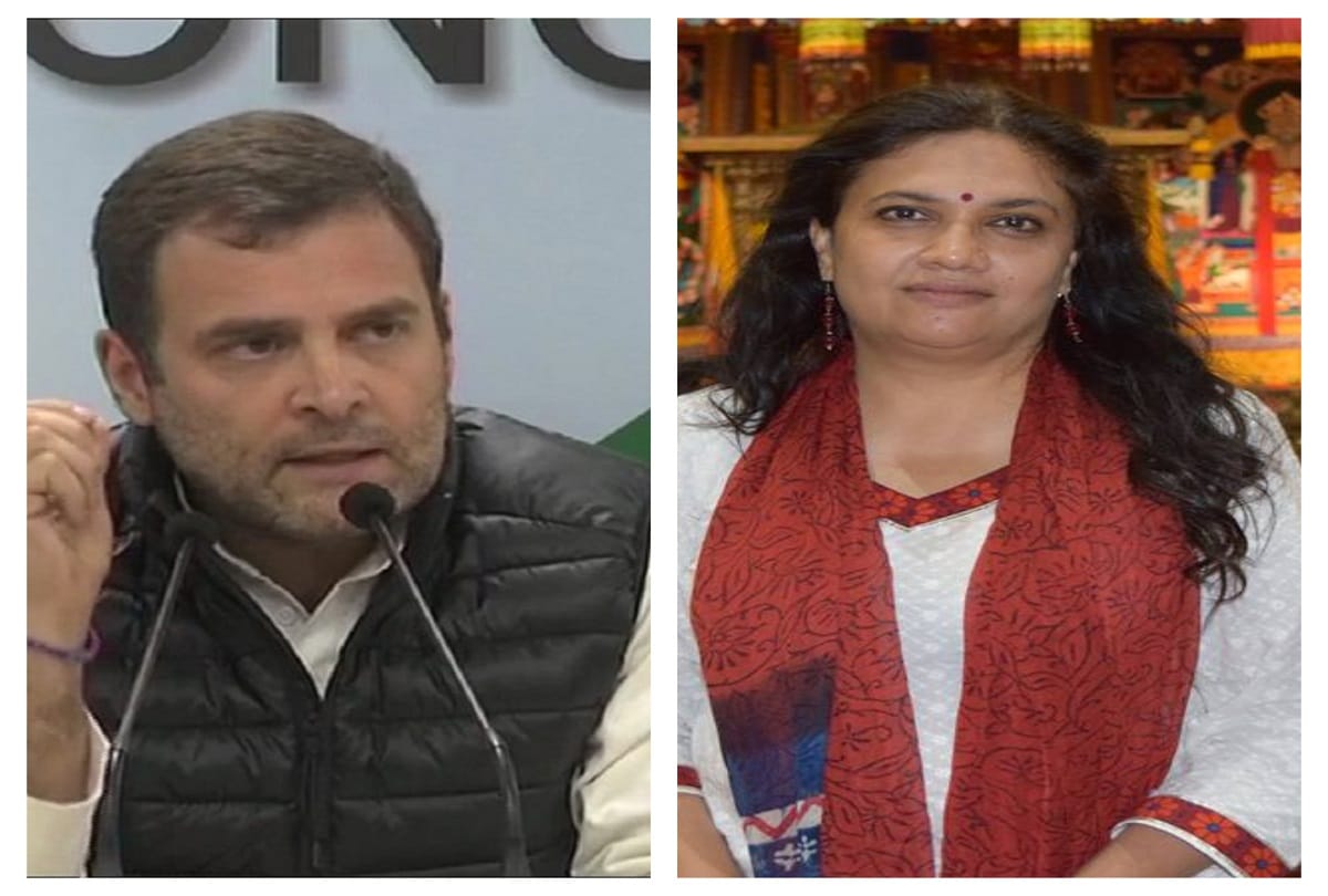 Rahul gandhi target on journalist Smita Prakash who interviewed PM Modi