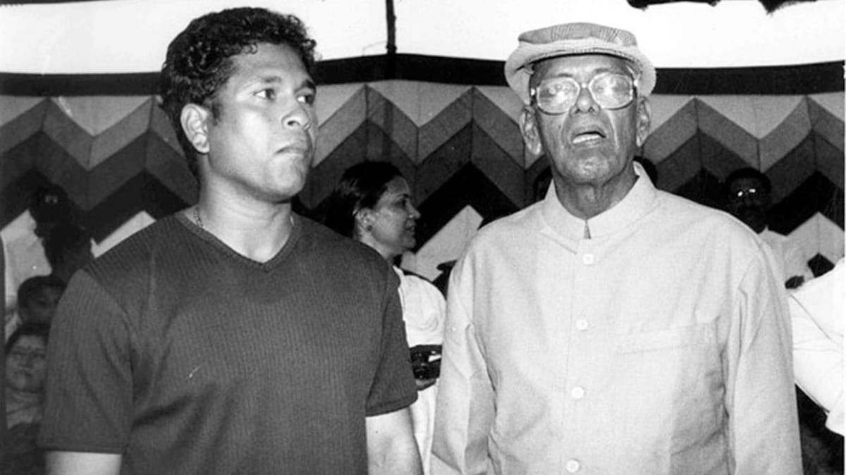 ramakant achrekar slap to sachin tendulkar in when he was just 11 years old