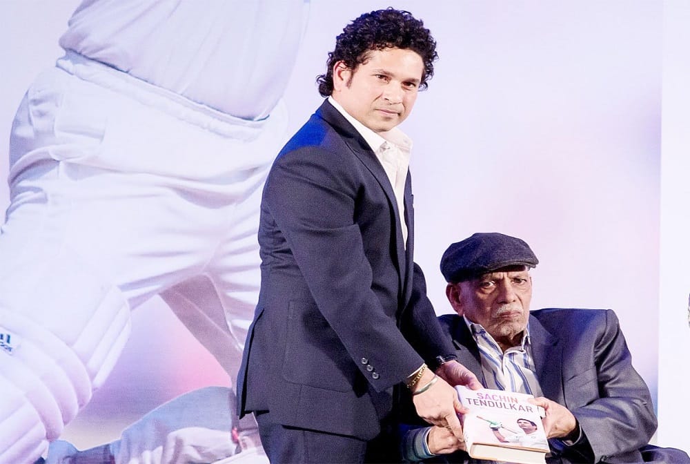 sachin tendulkar says I learnt my ABCD of cricket under Ramakant Achrekar sir guidance 