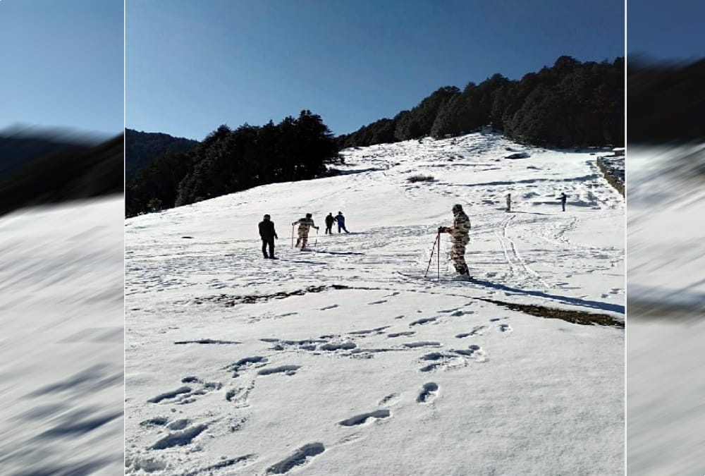 Heavy Snowfall in kedarnath and munsiyari in new year 2019