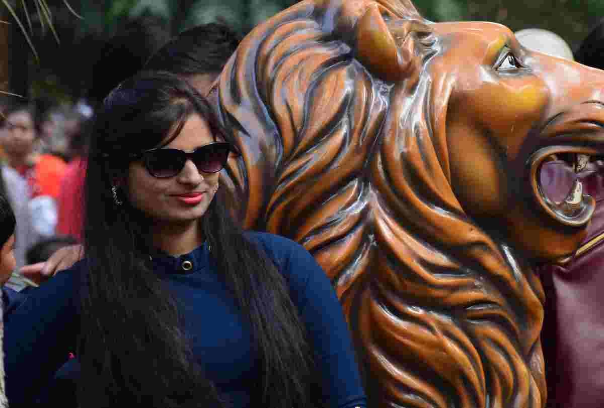 People enjoyed in parks on first day of new year
