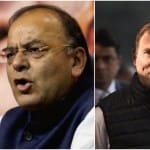 Arun Jaitley- Rahul Gandhi