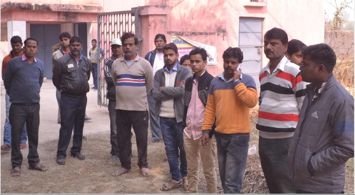 प्राइवेट बस की टक्कर से मजदूर की मौत