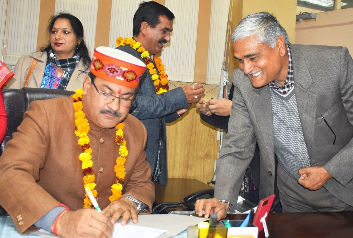 HPBOSE Dharamshala Chairman Dr Anil Kumar Soni Joined Office
