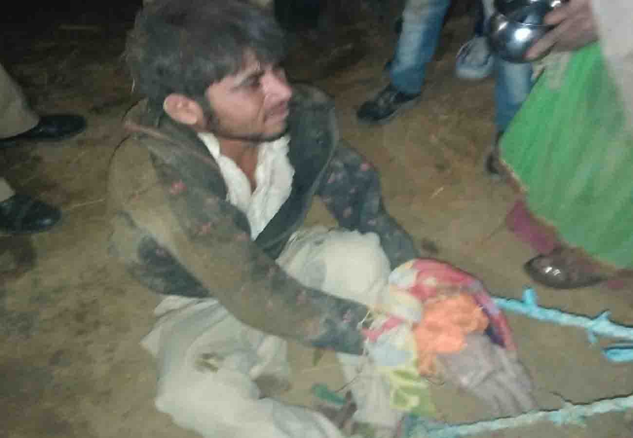 youngman set fire in his own house