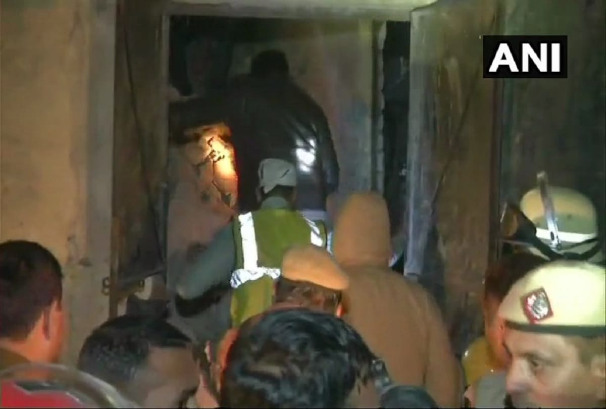 Delhi: A part of a factory collapsed at Sudarshan Park in Moti Nagar