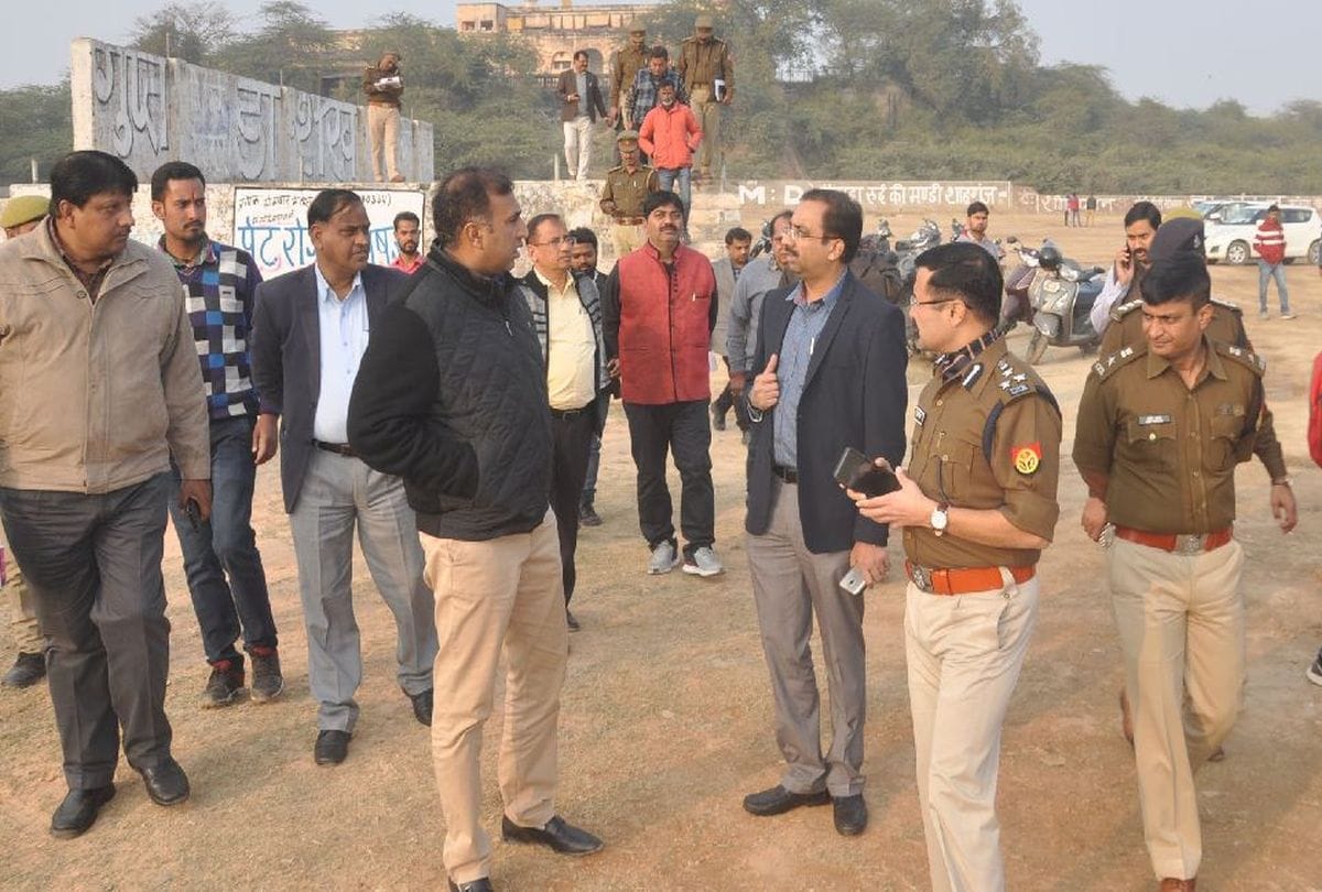 preparations of pm narendra modi and cm yogi adityanath agra visit