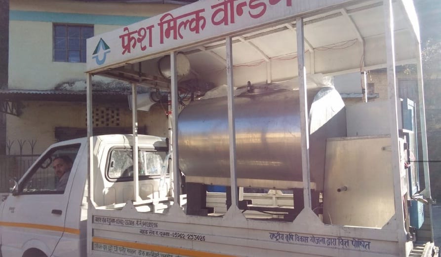 Milk van started in evening time also