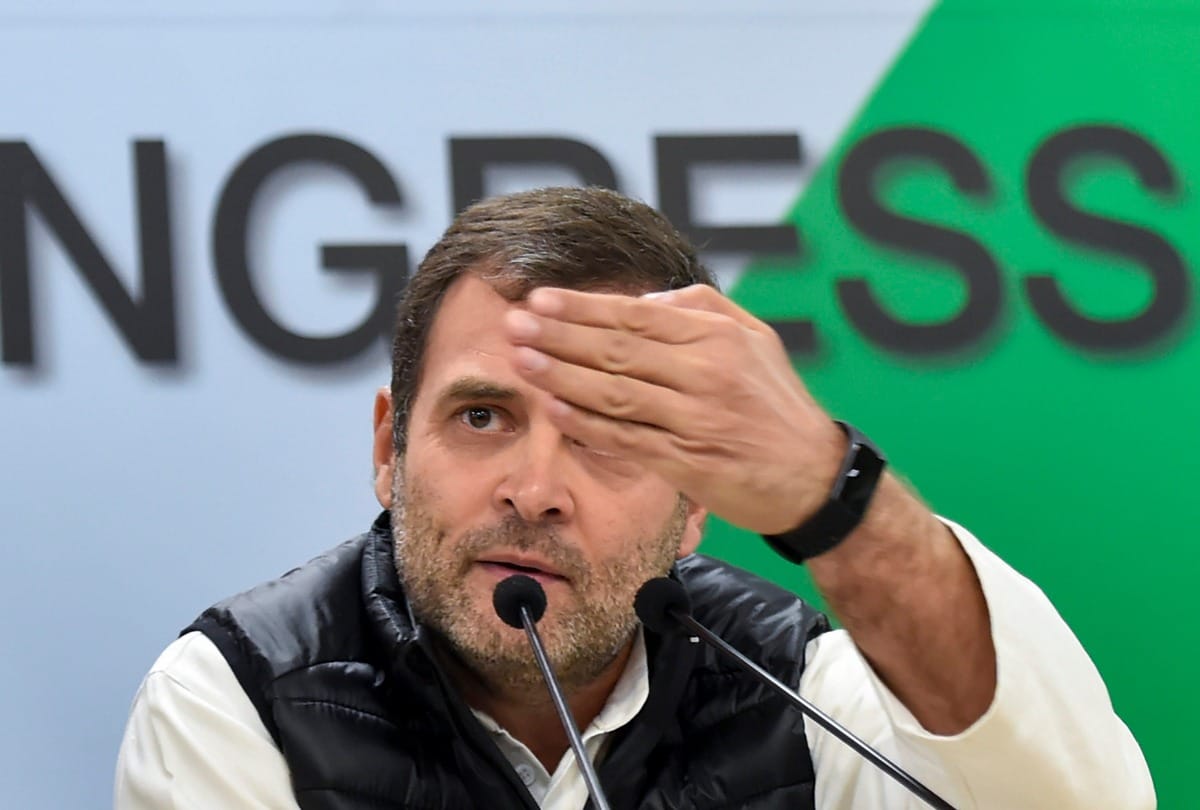 Rahul gandhi wrote at facebook, democracy is our power, we should protect it