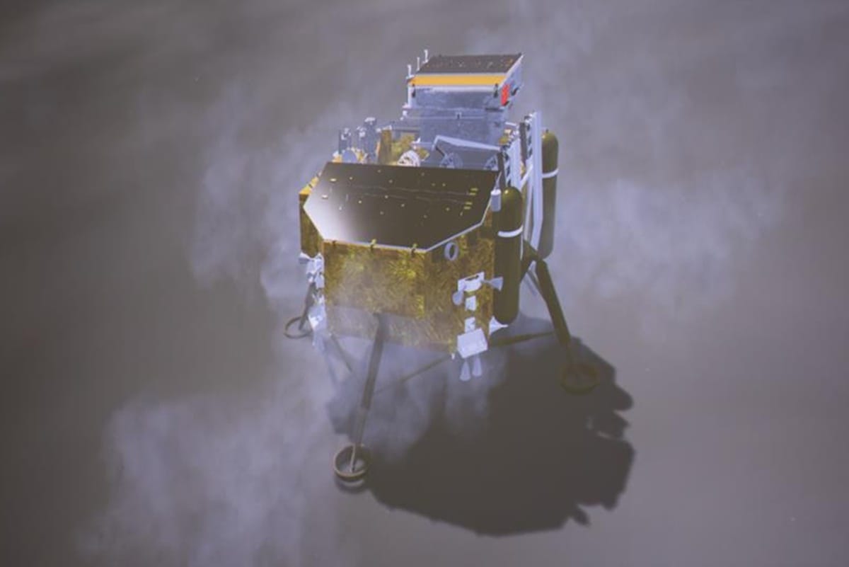China reached a milestone after landing  spacecraft on the far side of the Moon