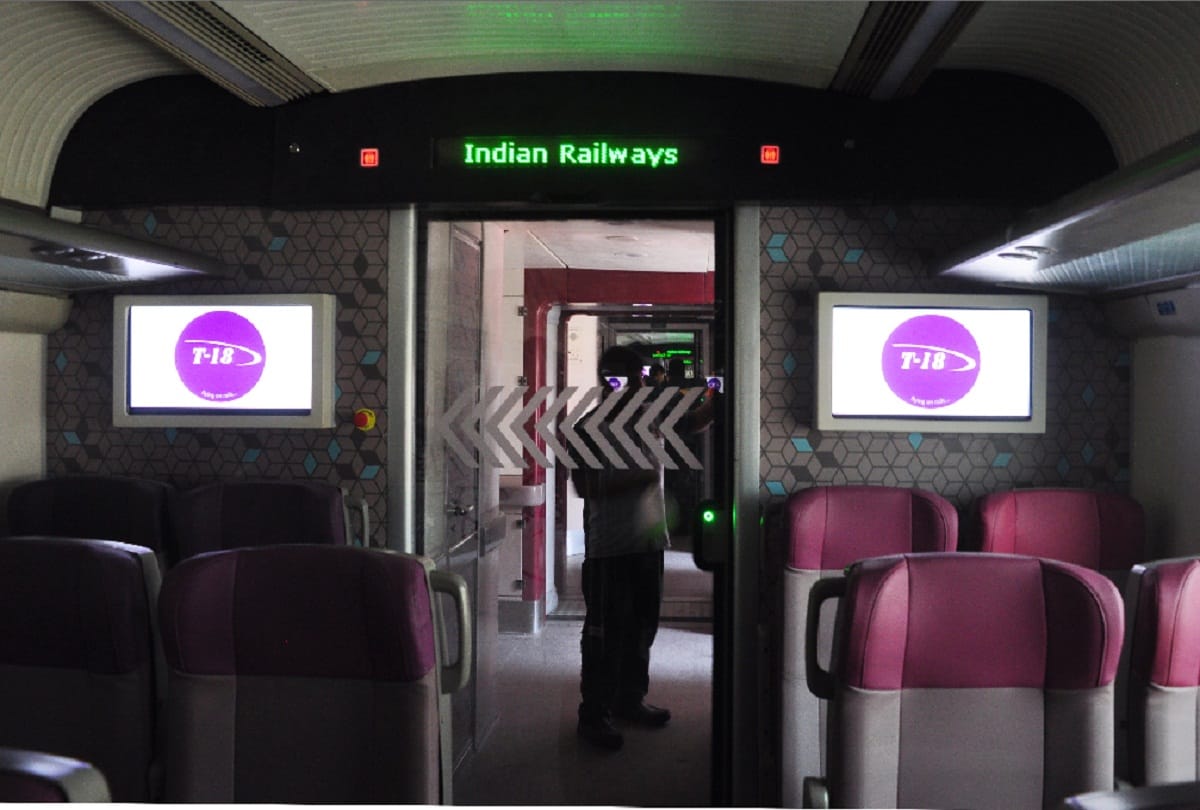 Train 18 will run delhi to varanasi soon