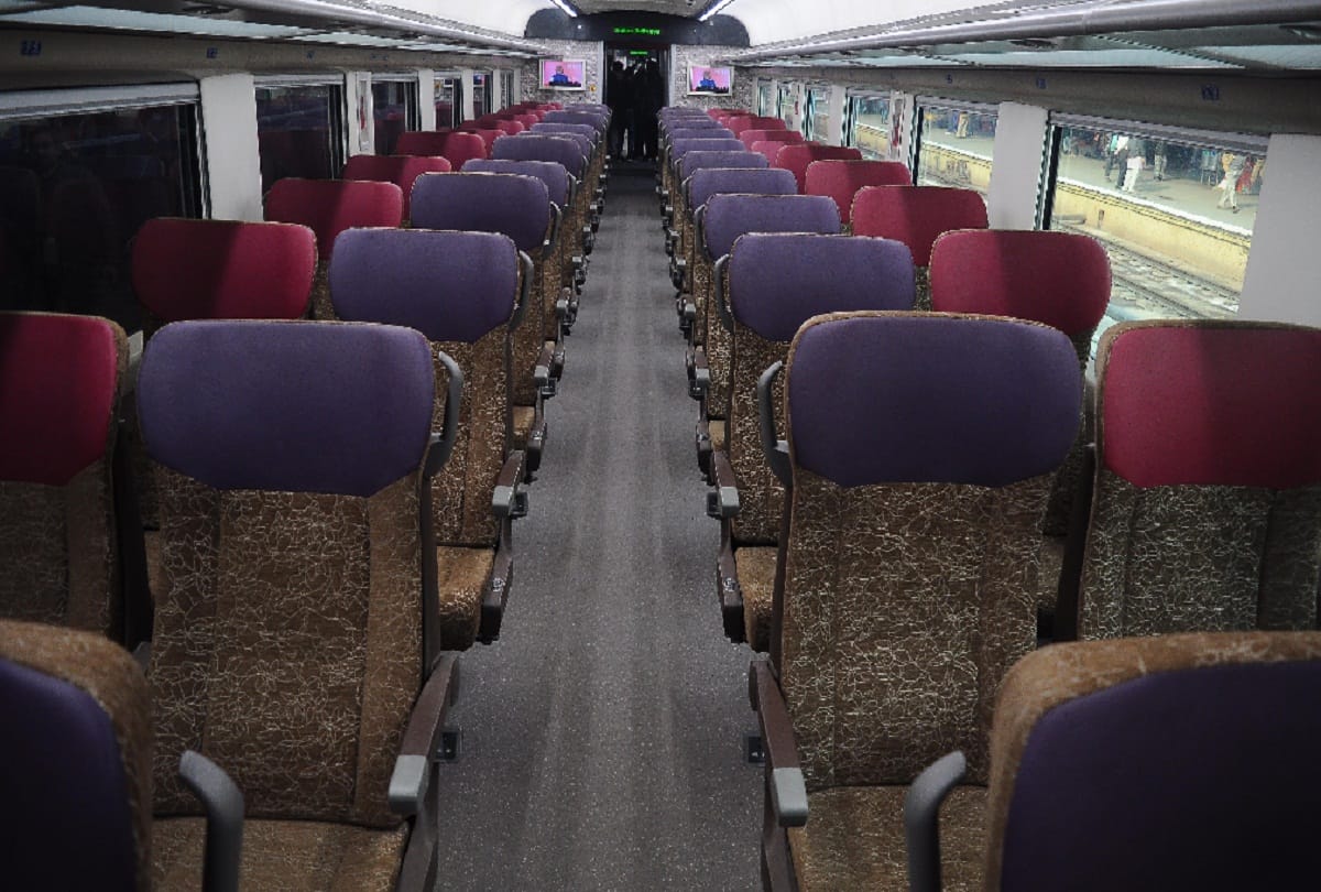 Train-18 running in next month form delhi to varanasi