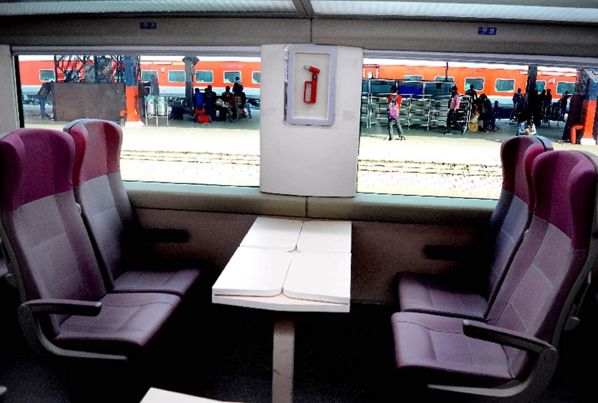 Train 18 vande mataram bharat express trail run schedule route stoppage stations ticket cost