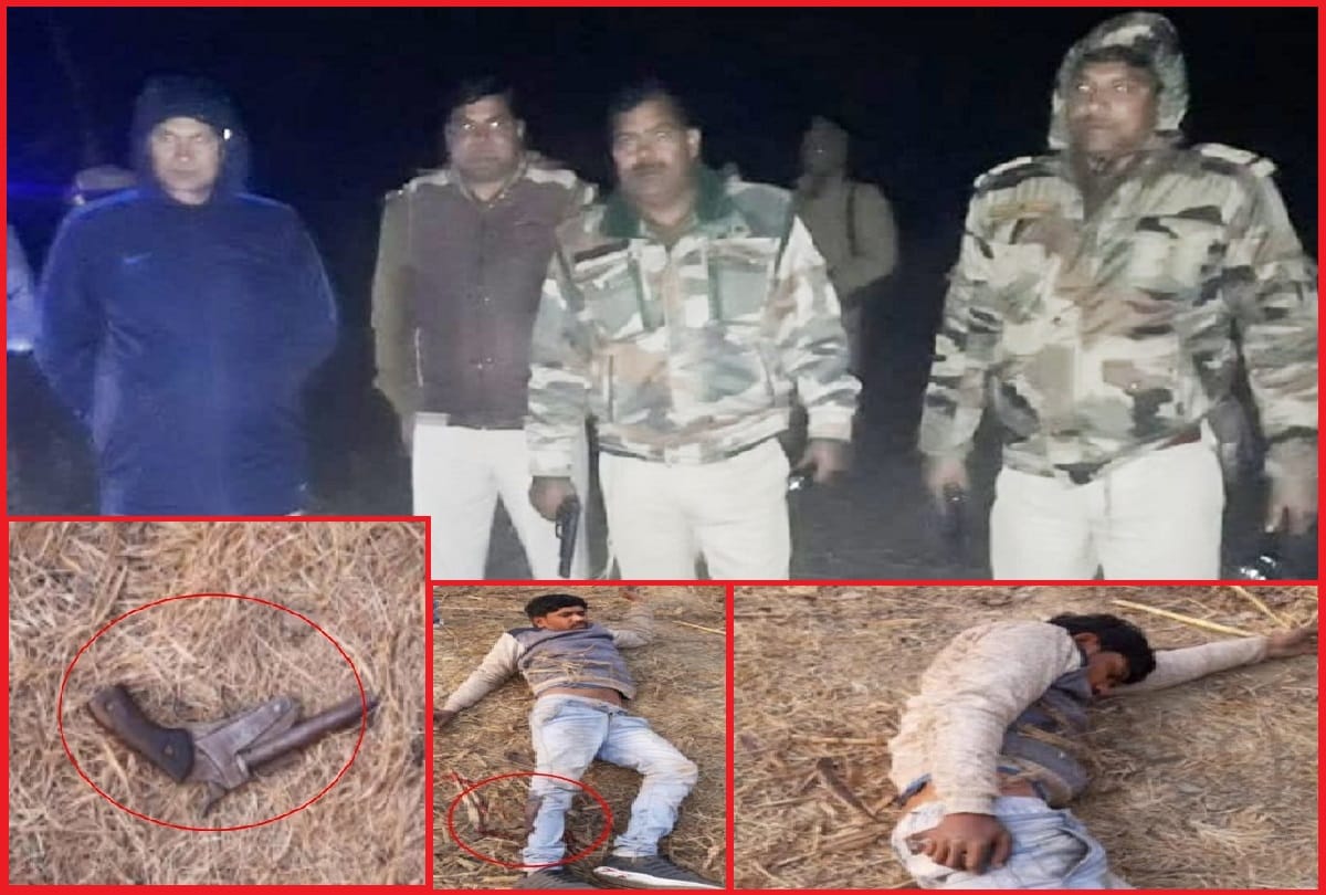 Meerut, Four encounter in western UP and police officers shot many accused
