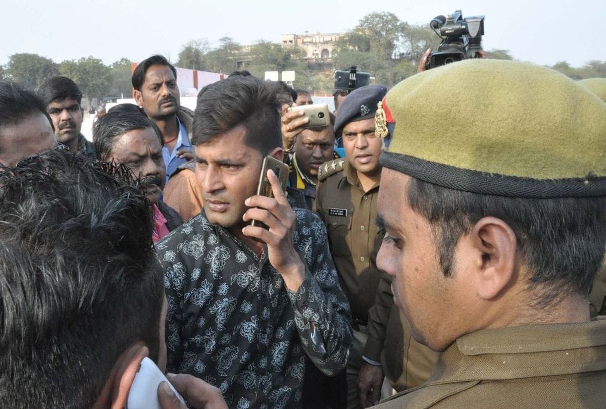 big mistake in Chief Minister Yogi Adityanath security in agra