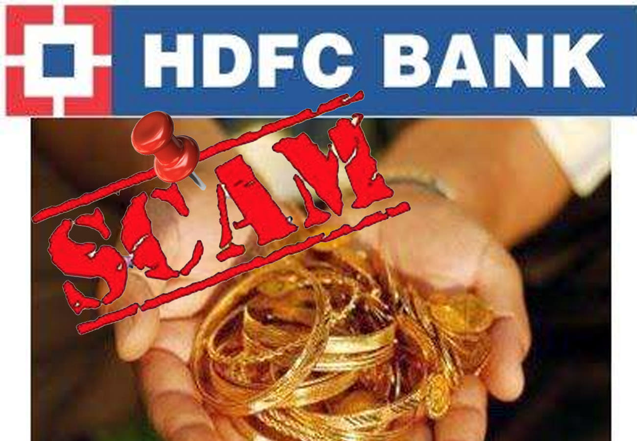 In HDFC Bank Gold Loan scam two officers suspended