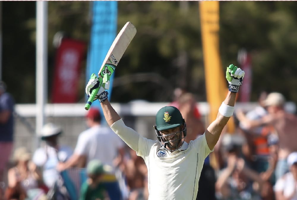 Faf hit ton, South Africa lead by 205 runs in second day against pakistan at cape town