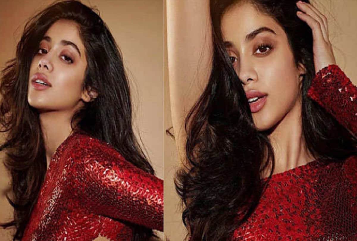 janvi kapoor and sara ali khan in red hot dress