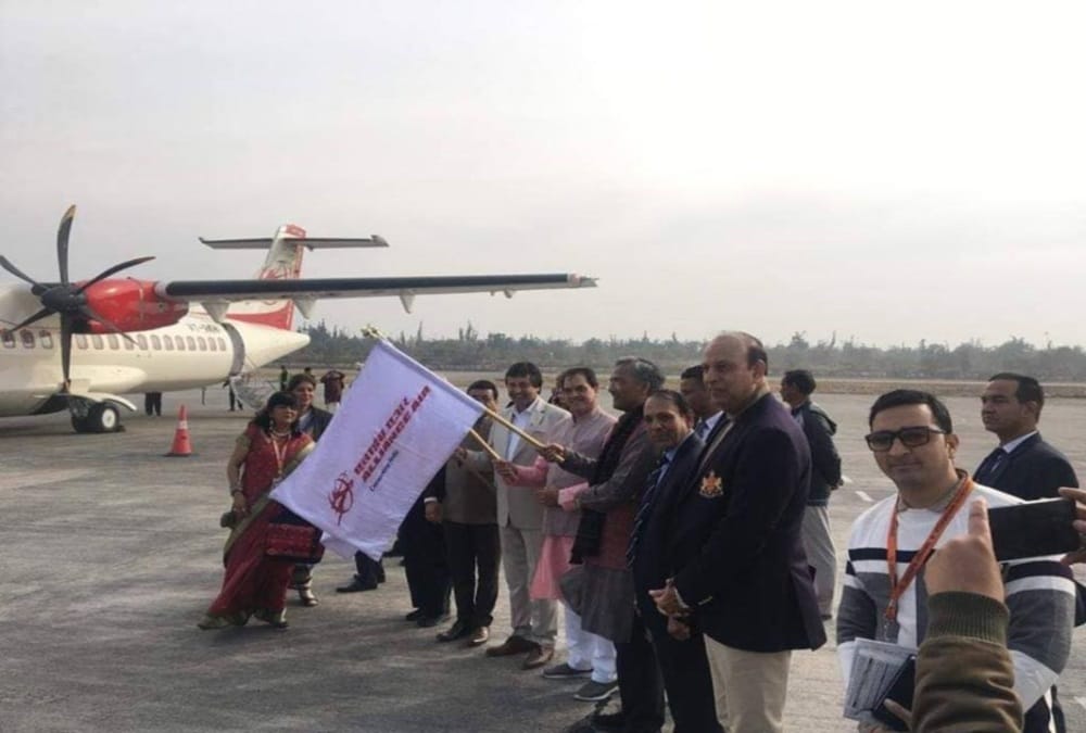 Air service start between dehradun to pantnagar cm trivendra inaugurated