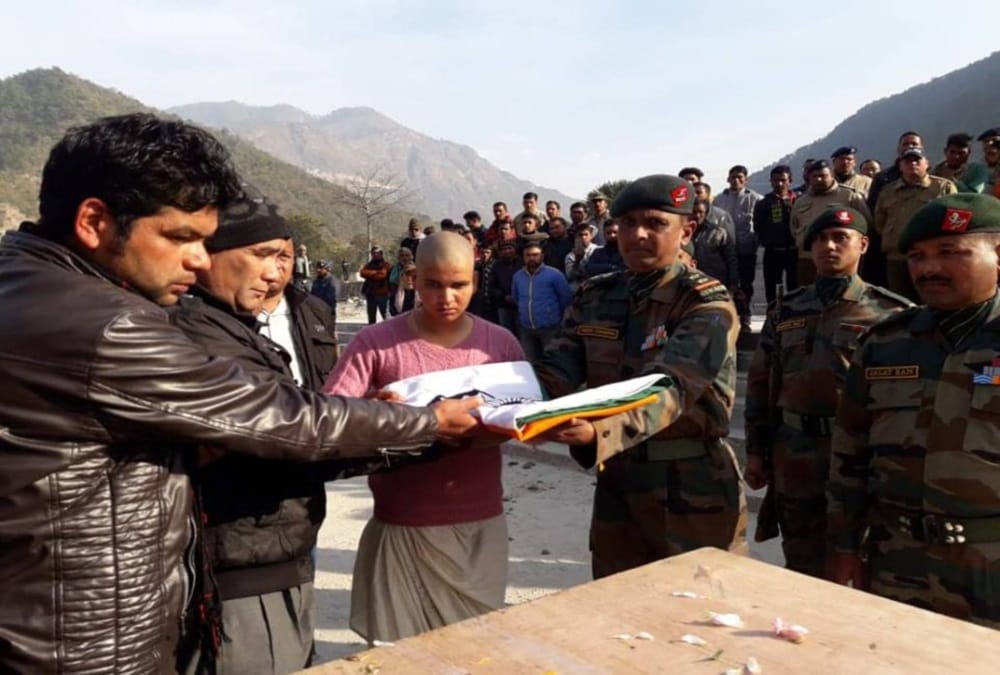 Martyr Gopal singh funeral emotional photos