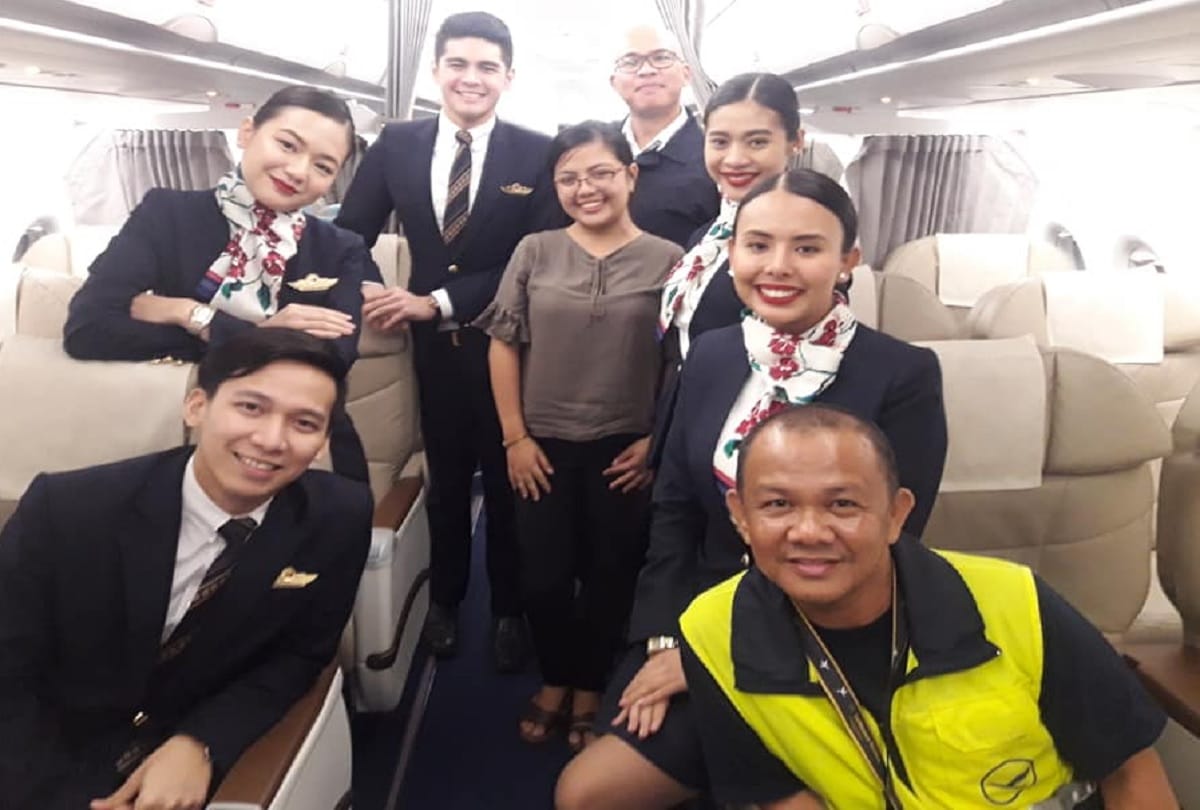 Woman was Alone passenger on the plane in philippines airlines reaction goes viral