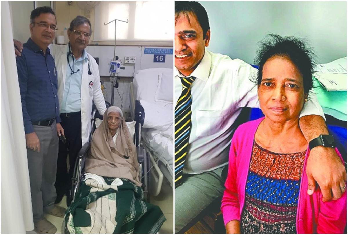 Doctors saved 25kg 97-year-old woman from surgery in maharaja agrasen hospital