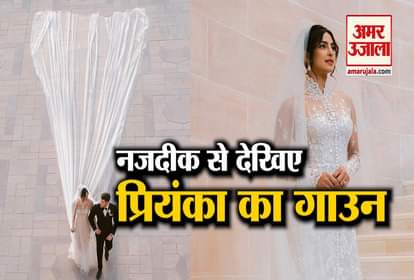 Priyanka Chopra’s wedding dress: Watch videos of how her stunning Ralph Lauren gown was made