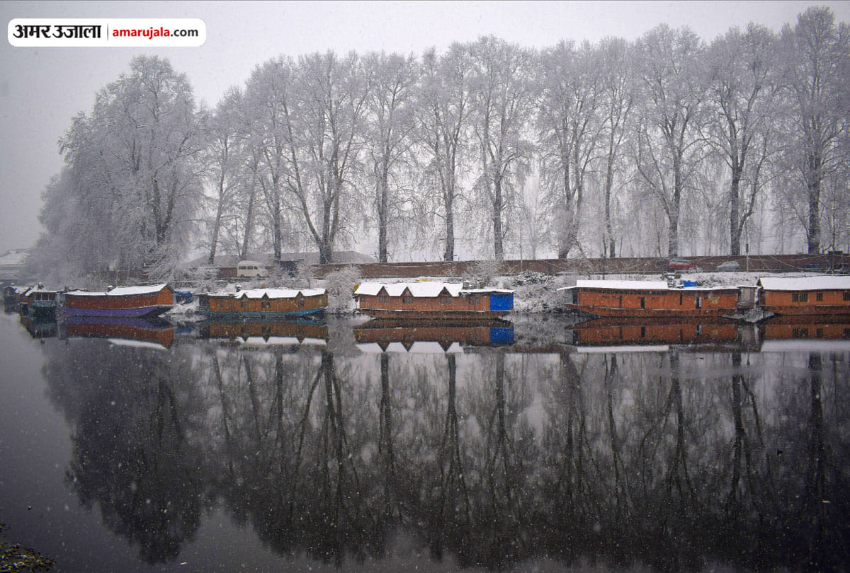 Severe winter in Leh and Kargil, people Troubled with winter in Srinagar jammu kashmir