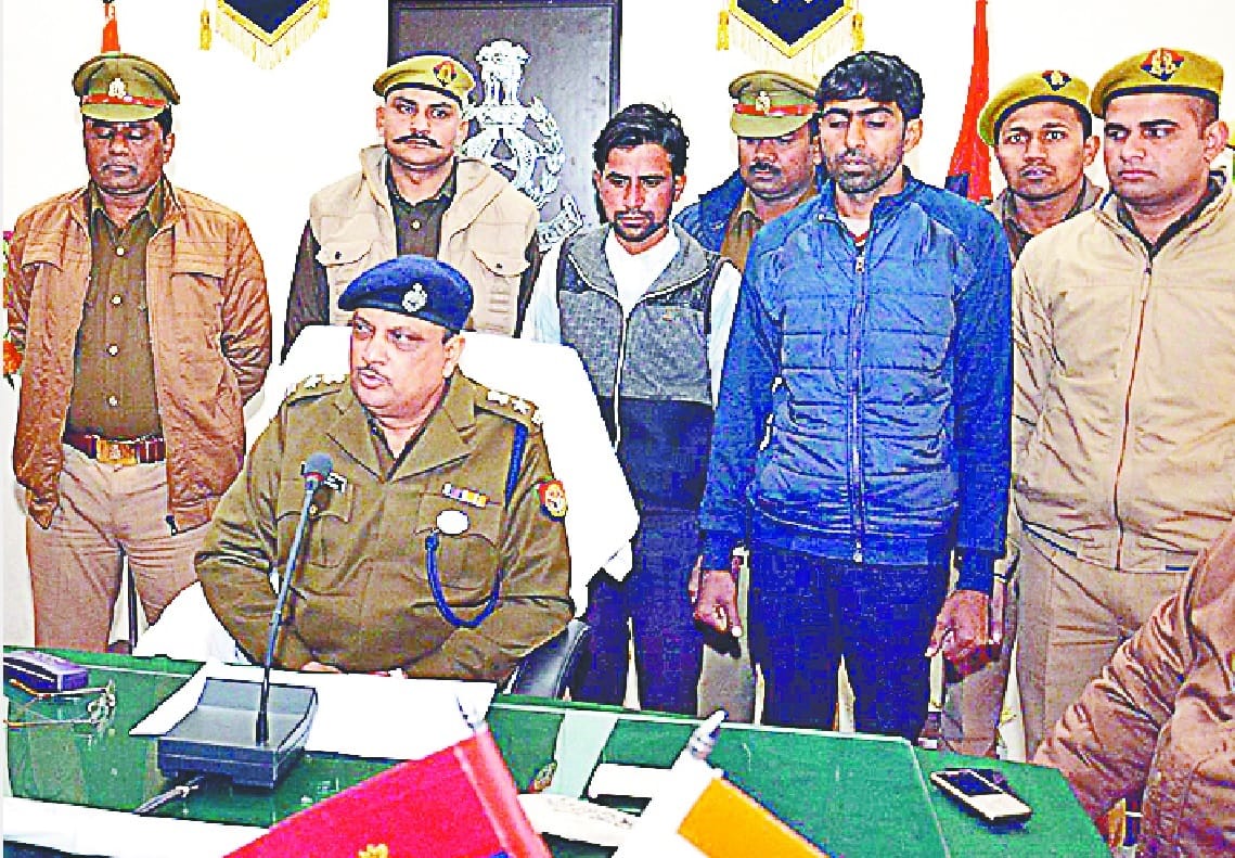 Arrested vehicle thief in encounter