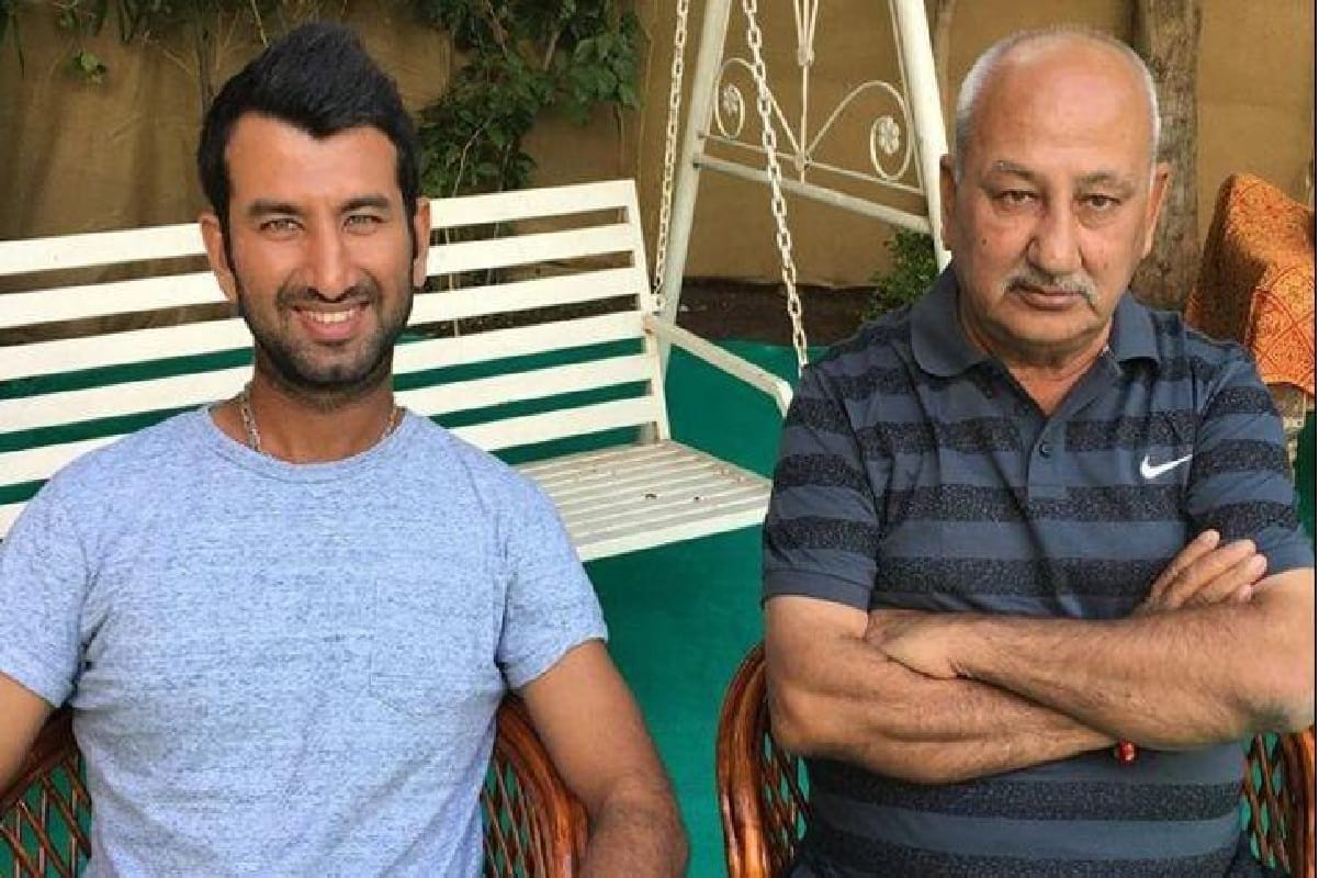 cheteshwar pujara father says i will watch his batting replay at home