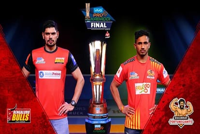 Pro kabaddi 2018: Bengaluru Bulls vs Gujarat Fortunegiants final match live updates at mumbai