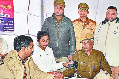 UP police not healthy Home Guard BP found high constable fell down on duty in meerut