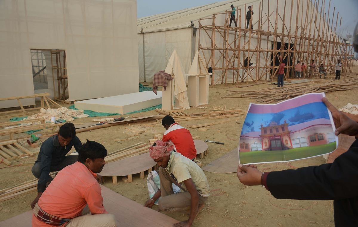 Religion and art will see in tent city during pravasi bhartiya sammelan