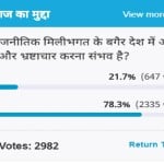 amar ujala poll: It is not possible to make illegal mining and corruption without polititions