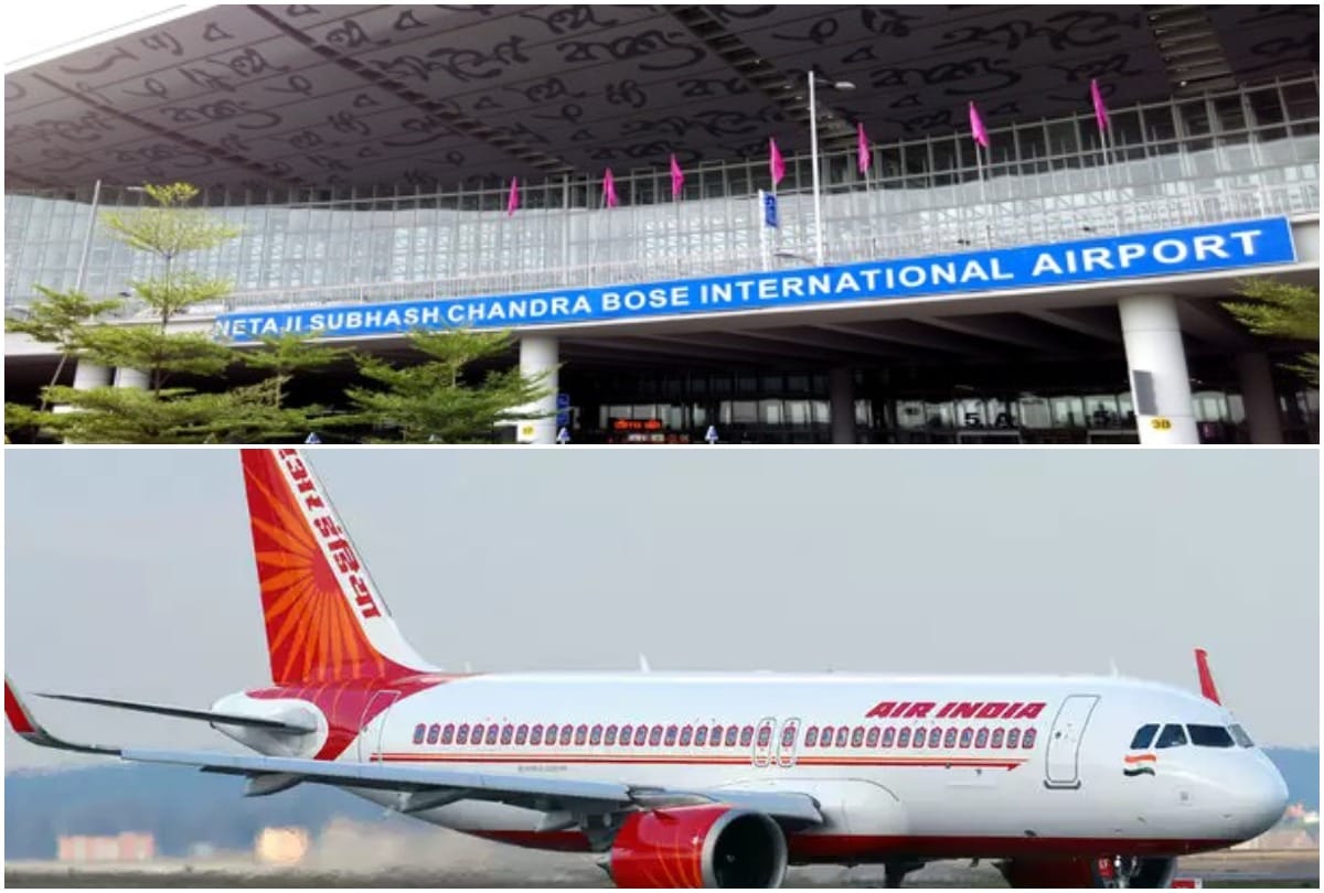 Emergency declared at kolkata airport after fuel leaked from air india plane