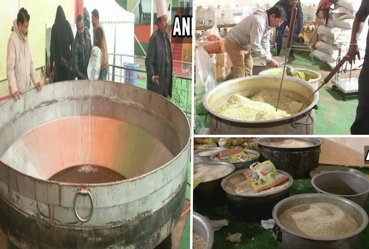 BJP cooked Khichdi to 'Bhim Mahasangam Vijay Sankalp' rally Ram Leela Maidan delhi