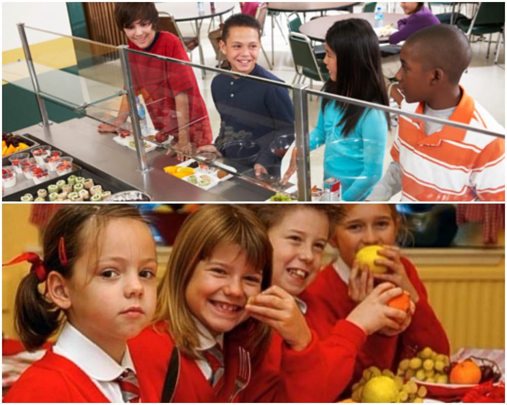 know about how types of special dite to be given to School children