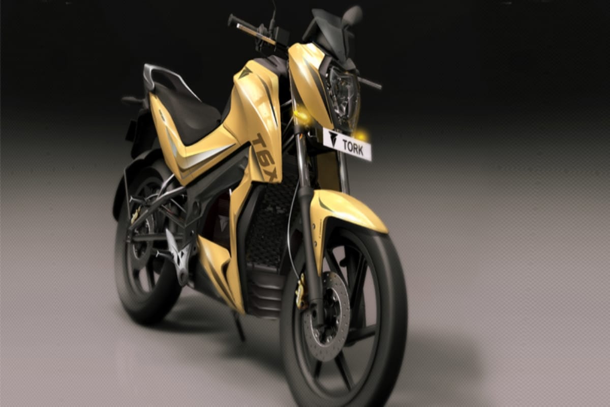 First electric motorcycle tork tx6 spy shots and details are here