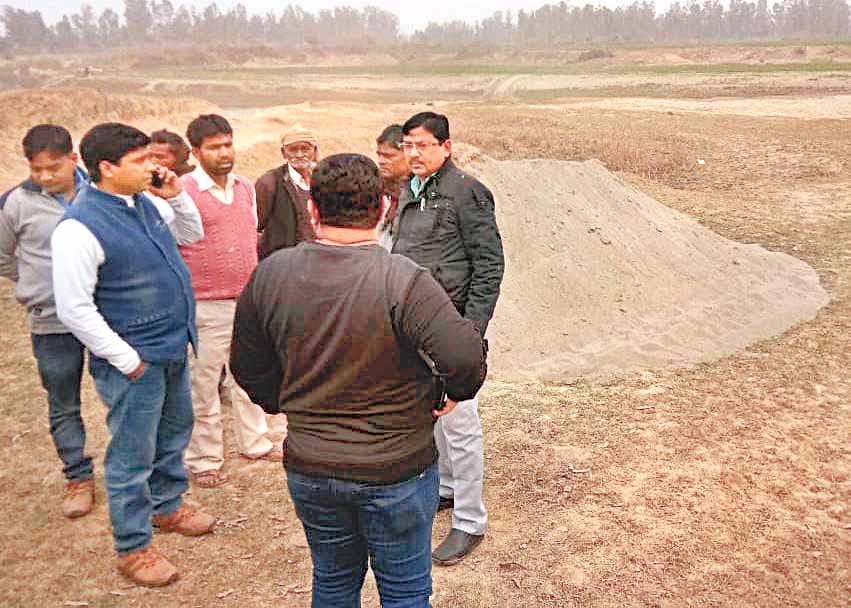 illegal mining ,report on five persons