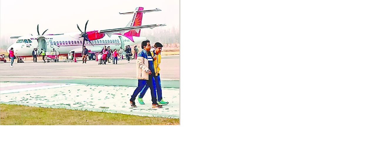 First flight from Pantnagar to Dehradun